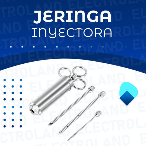 Jeringa Inyector Gastronomica Adobo Marinar Carne Acero Inox