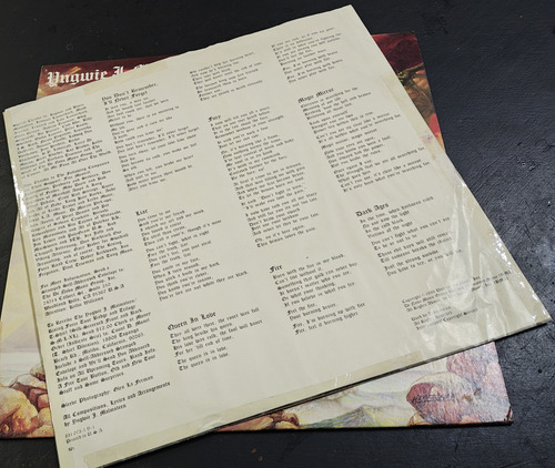 Yngwie J. Malmsteen - Trilogy Lp Usa 1ra Edic Vinnie Moore Usa 1ra Edicion (Usado)