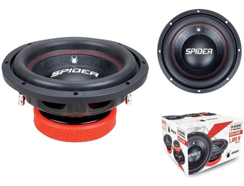 Subwoofer Doble Bobina Spider  10 Pulgadas 1600w Sr-w105pro