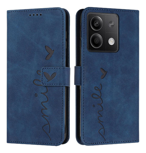 Compatible Xiaomi Redmi Note 13 Wallet Case Pu Line Términos