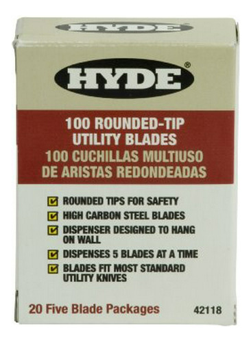 Hyde*****cuchillas Utilitarias De Punta Redonda Para Servici