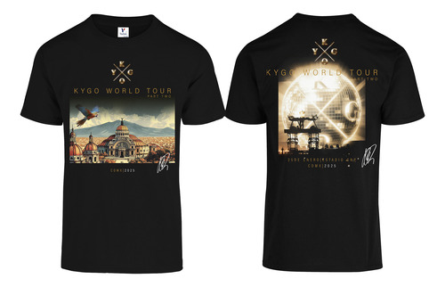 Playeras Kygo World Tour Part Two Mexico 2025 Doble Impresi