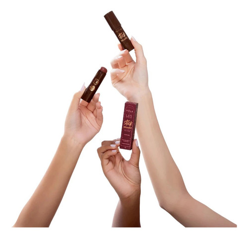 Stick Blush Las Red Mocha Cremoso - Vizzela - Cor Universal