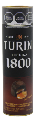 Turin Chocolate Con Leche Y Licor Tequila 1800gr