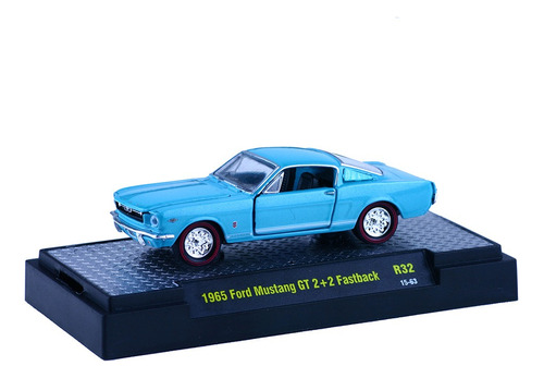 M2 1965 Ford Mustang Gt 2+2 Detroit-muscle R32 1:64 Lacrado