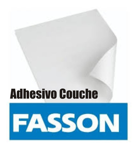 Papel Adhesivo Brillante Tabloide 33x48 Cms. Fasson 200 Hjs 