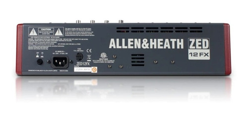 Mezclador De Audio 12ch C/efectos Allen & Heath Zed-12fx