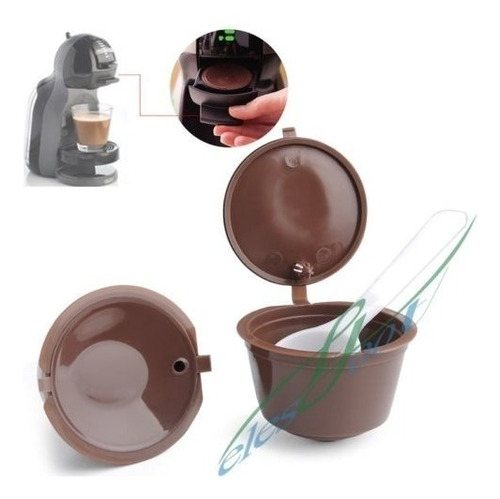 4 Cápsulas De Café Reutilizables Recargables Pod Cup Para Ne