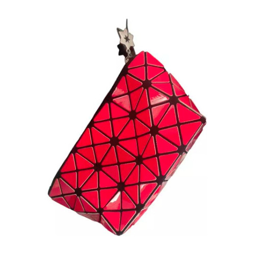 Bolso Portacosméticos Rojo Triangular Black&white