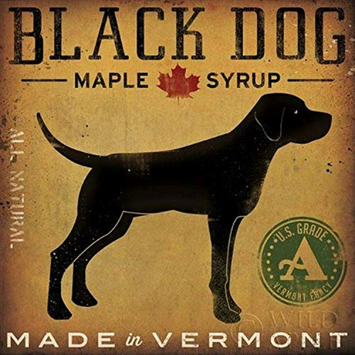 Black Dog Maple Syrup De Ryan Fowler 12 X 12 Signos Perros L