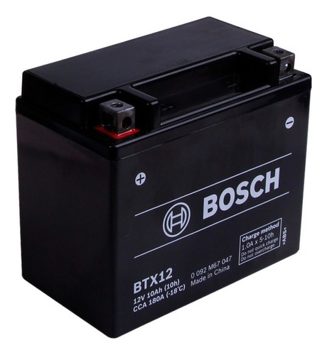 Bateria Bosch Original Gel Moto Btx9 Rouser Ns 200 Duke