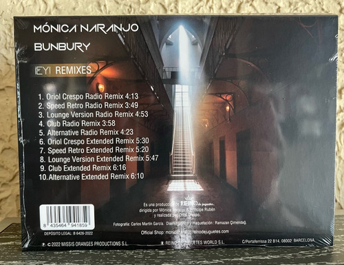 Monica Naranjo & Bunbury - Ey! Remixes Cd Single Import Espa