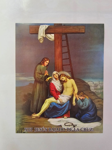 Viacrucis. Pack De 10 Juegos De Posters 20x25 Cm
