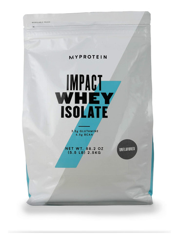 Myprotein Impact Whey Isolate Protena En Polvo, Sin Sabor, 5