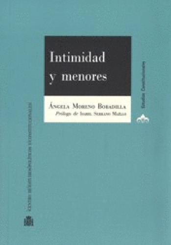 Intimidad Y Menores ( Libro Nuevo Y Original )