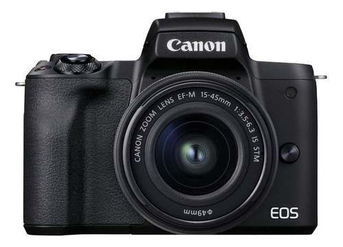 Camara Digital Canon Eos M50 Mark Ii + Ef-m 15-45 Mm Negro