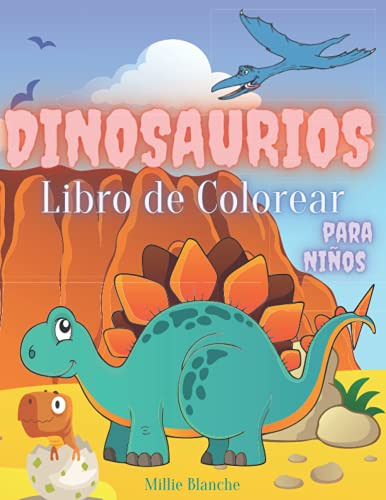 Dinosaurios Libro De Colorear Para Niños: Gran Regalo Para N