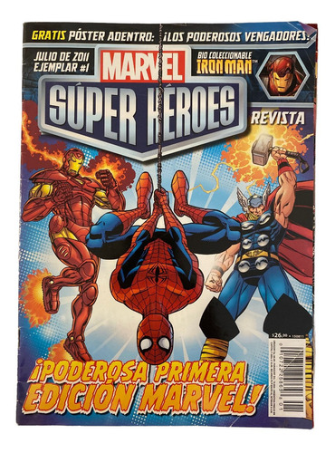 Revista Marvel Super Heroes #1 2011 Comic Posters Juegos Act