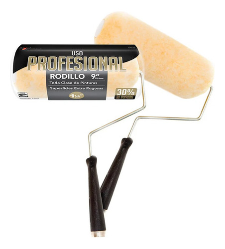 Byp Rodillo Profesional Para Superficies Rugosas 9 X 1 1/4