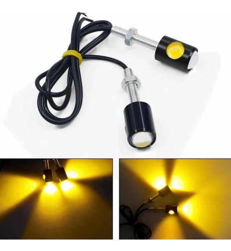 Direccional Led De Lujo Mini Fija X2