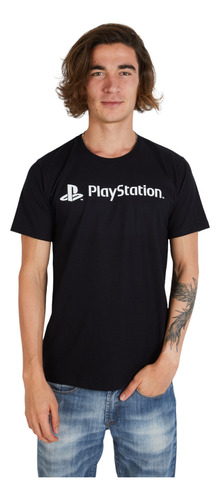 Remera Estampa Playstation ® Unisex Licencia Oficial Algodón