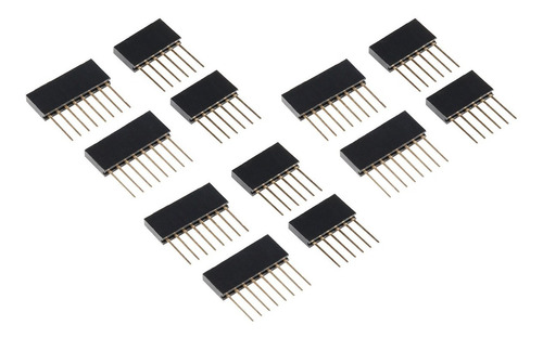 Pack 3 Juego Headers Stackeable Macho Hembra Arduino [ Max ]