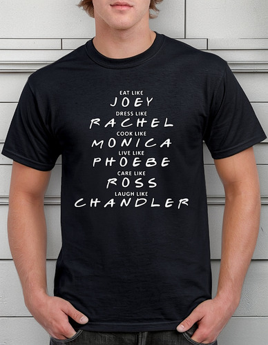 Playera - Friends Serie Joey Rachel Etc Adulto Dama O Niño