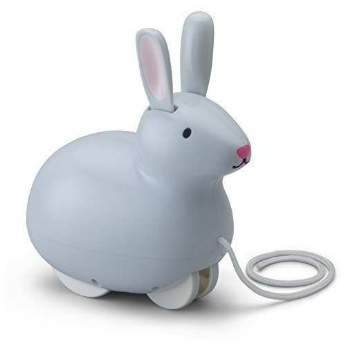 Kid O Pull And Hop Bunny Toddler Pull And Push Toy