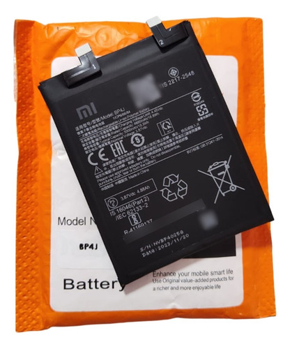 Ba-ter-ia Bp4j Redmi Note 12 Pro Plus 5000mah Nova + Garanti