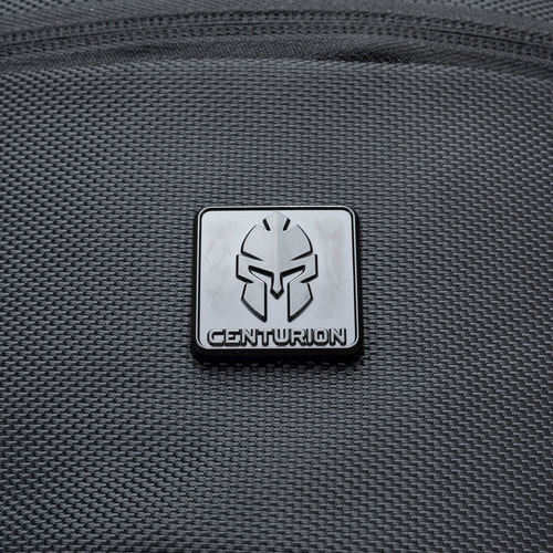 Mochila De Rodinhas Centurion Executiva Resistente Trabalho Cor Preto