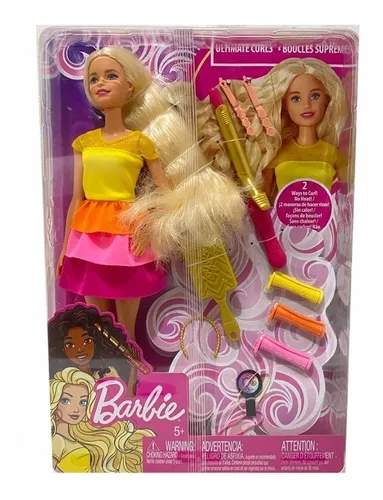 Barbie peinados y rizos on sale