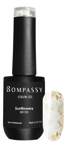 Esmalte Semipermanente Para Uñas Bompassy 15 Ml Color B5155 SUNFLOWERS