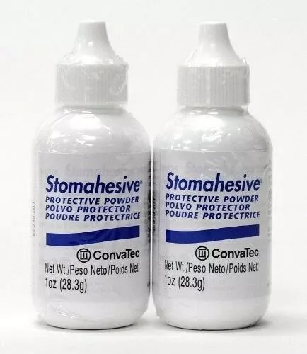 2 Polvos Stomahesive Convatec Protector De Piel 28grs C/u