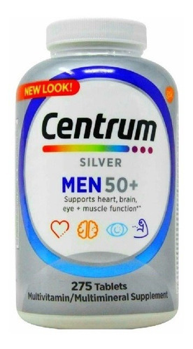 Centrum Silver Men 50 + Homem Multivitaminico 275 Cáps Impor