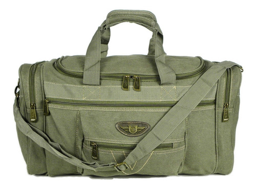 Imagem 2 de 5 de Bolsa Sacola De Viagem Lona Kvn Transversal Mala De Mão 50 L