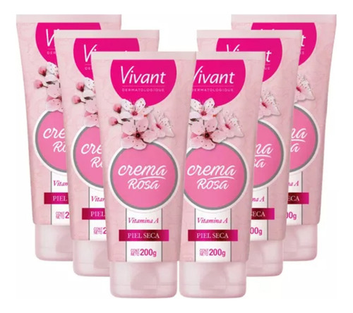 Crema Rosa Piel Seca Con Vitaminas A Iyosei - 200 Grs
