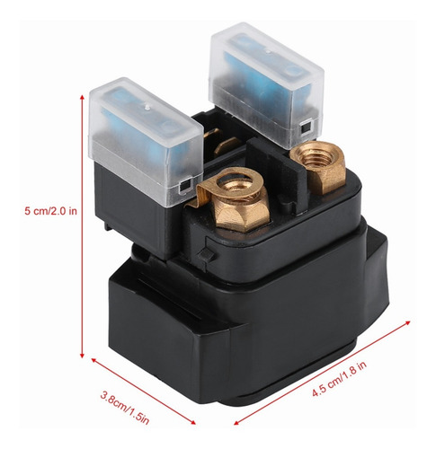 Imagen 6 de 6 de Relé Solenoide De Arranque Para Yamaha 350/400/450 Grizzly