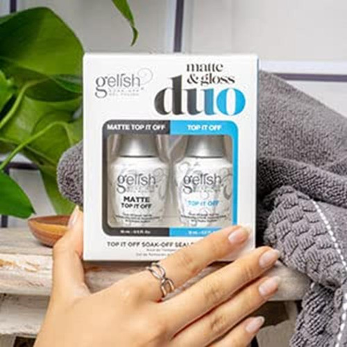 Gelish, Top It Off Duo(top It Off Y Top It Off Matte) 112151