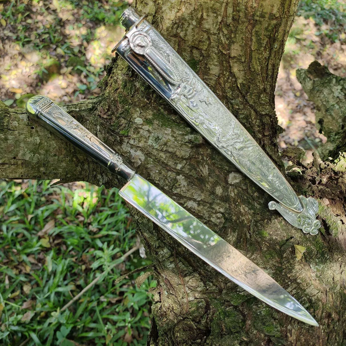 Terceira imagem para pesquisa de faca bainha de prata
