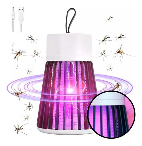 Luminária Mata Mosquito Claymore Pernilongo Portátil Resistente Led UV Bivolt 110/220v