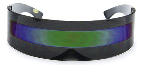 Gafas De Sol Futuristic Shield Monoblock Cyclops 100% Uv400,