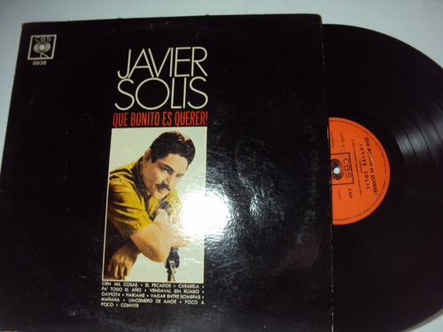 Vinilo Lp 171 Javier Solis Que Bonito Es Querer