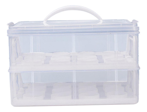 Contenedores De Almacenamiento Transparentes Para Cupcakes