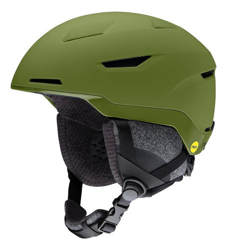 Casco De Nieve Smith Vida Mips En Color Oliva Mate, Talla Gr