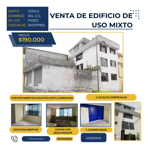 Casa De Uso Mixto, 2 Locales Comerciales, 3 Departamentos, 1 Suite Cerca Al Paseo Shopping Santo Domingo