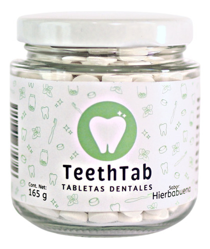 Teethtab Pasta Dental Sólida Ecológica (4 Meses) Hierbabuena
