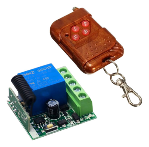 Modulo De 1 Relevador Rf433 Qiachip Con Control Alcance 100m