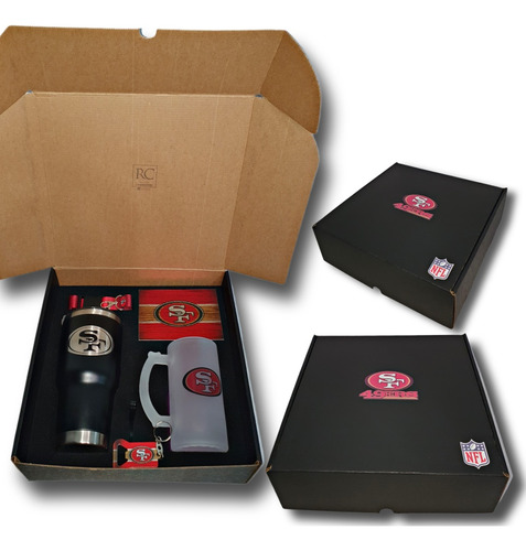 Nfl San Francisco 49ers Caja De Regalo Fan Kit Niners