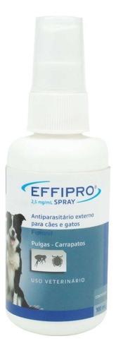 Antiparasitário Externo P/ Cães E Gatos Effipro Spray 100ml