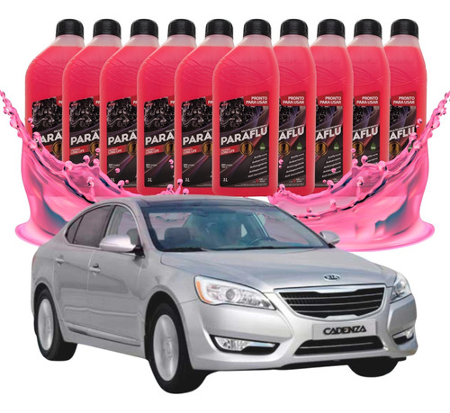 Kit 10 L Aditivo Para Radiador Paraflu Kia Cadenza 3.5 V6